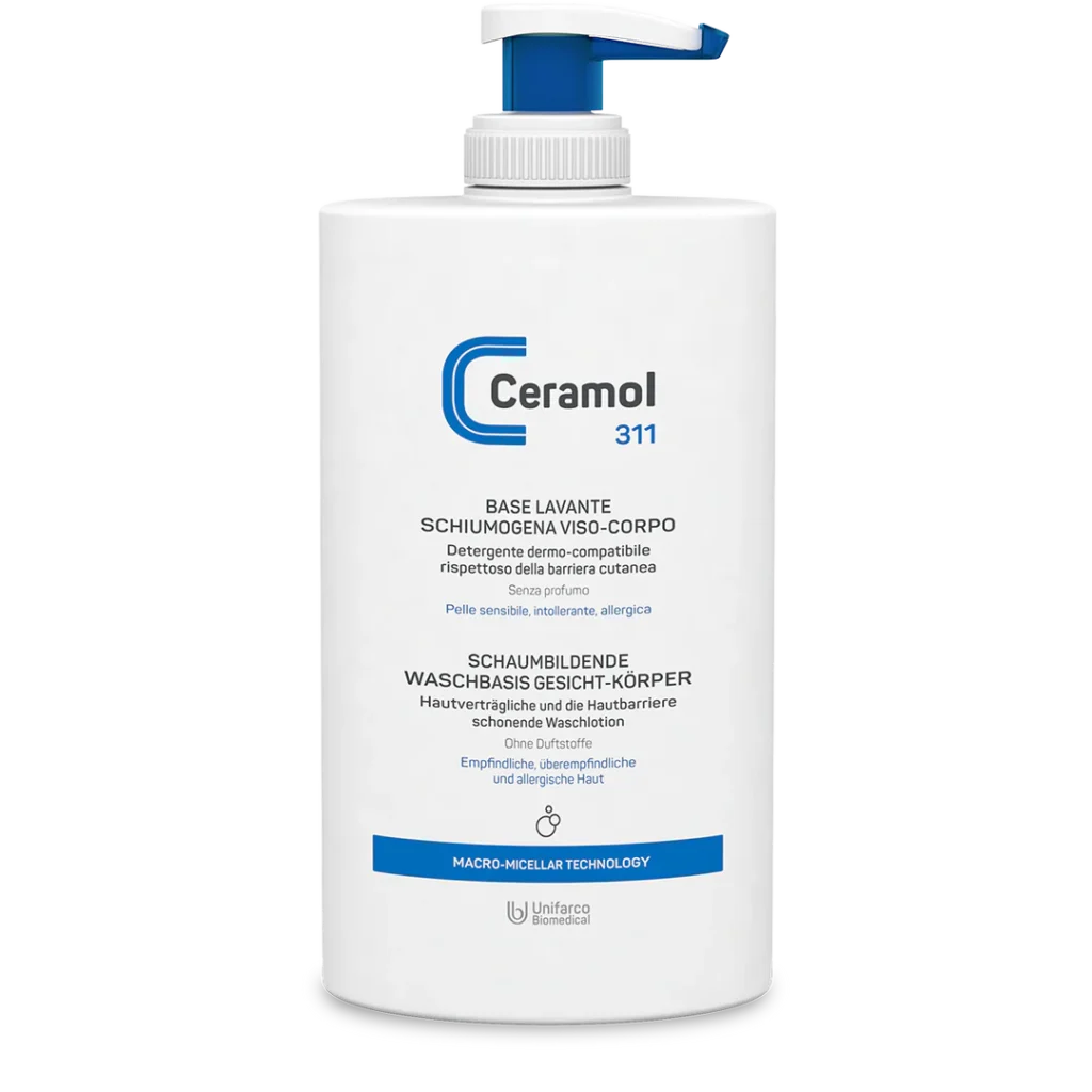 base lavante schiumogena viso corpo